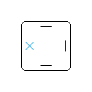 Individual flap control Individual flap control